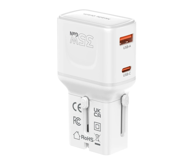 Mobile Origin Travel adapter 35W EU/US/UK/AU white - 1485309 - zdjęcie 3